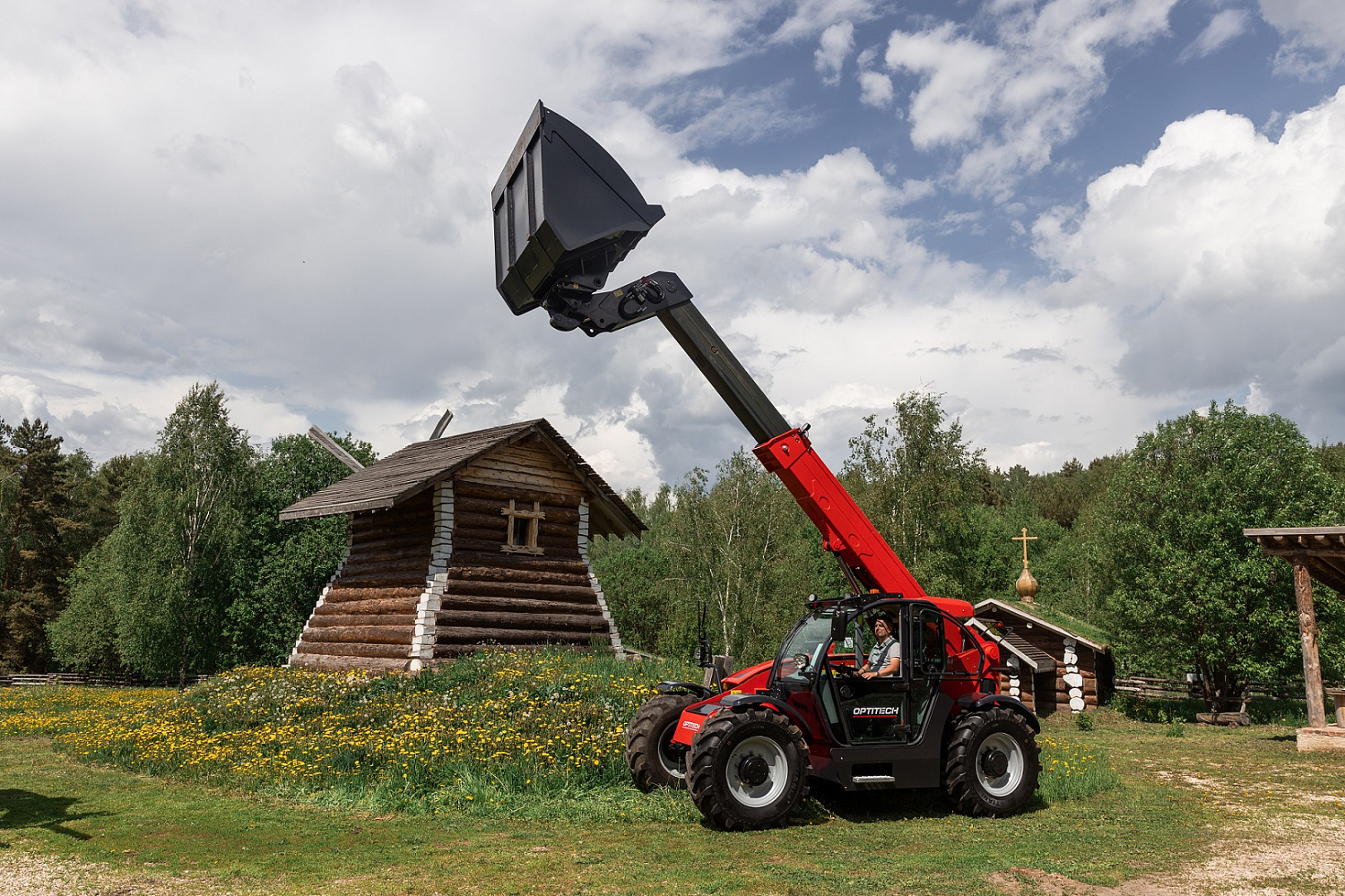 Погрузчик OPTITECH TH 738H, 140 л.с. ГСТ