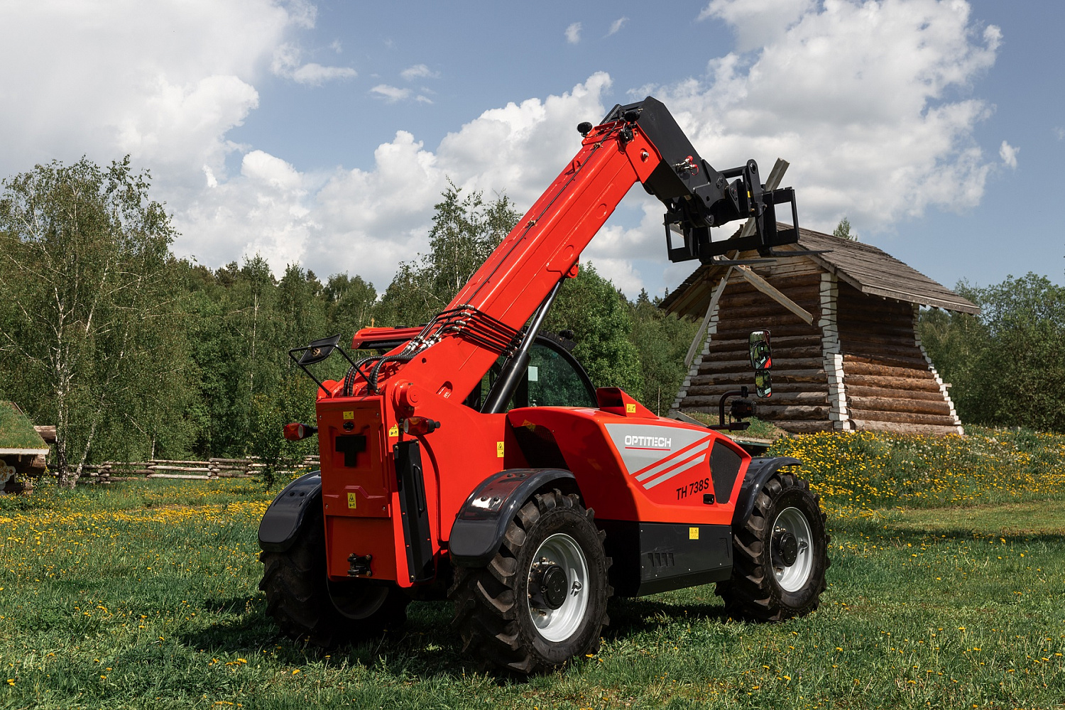 Погрузчик OPTITECH TH 738S, 140 л.с. Пауэр Шифт | Power Shift
