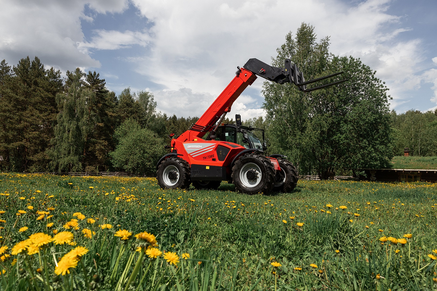Погрузчик OPTITECH TH 738S, 140 л.с. Пауэр Шифт | Power Shift